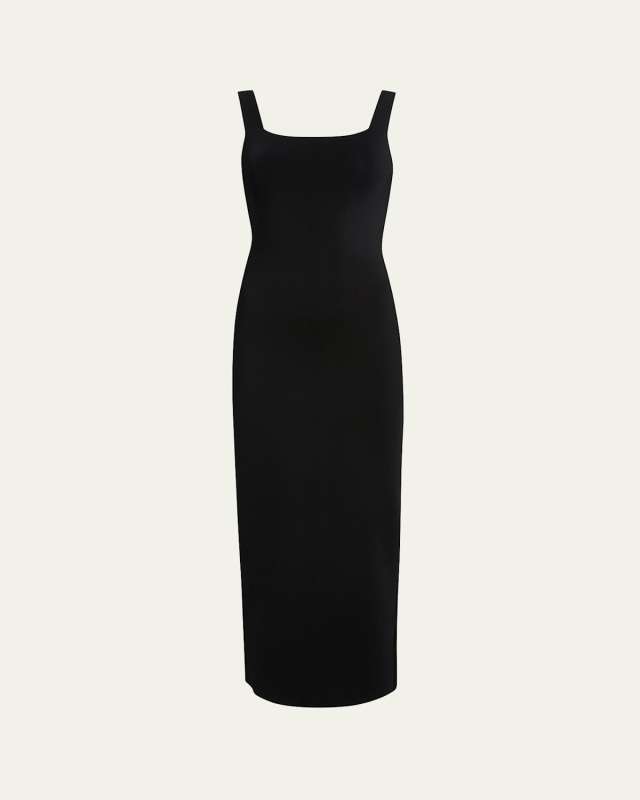 Dixi Square-Neck Sleeveless Knit Maxi Dress